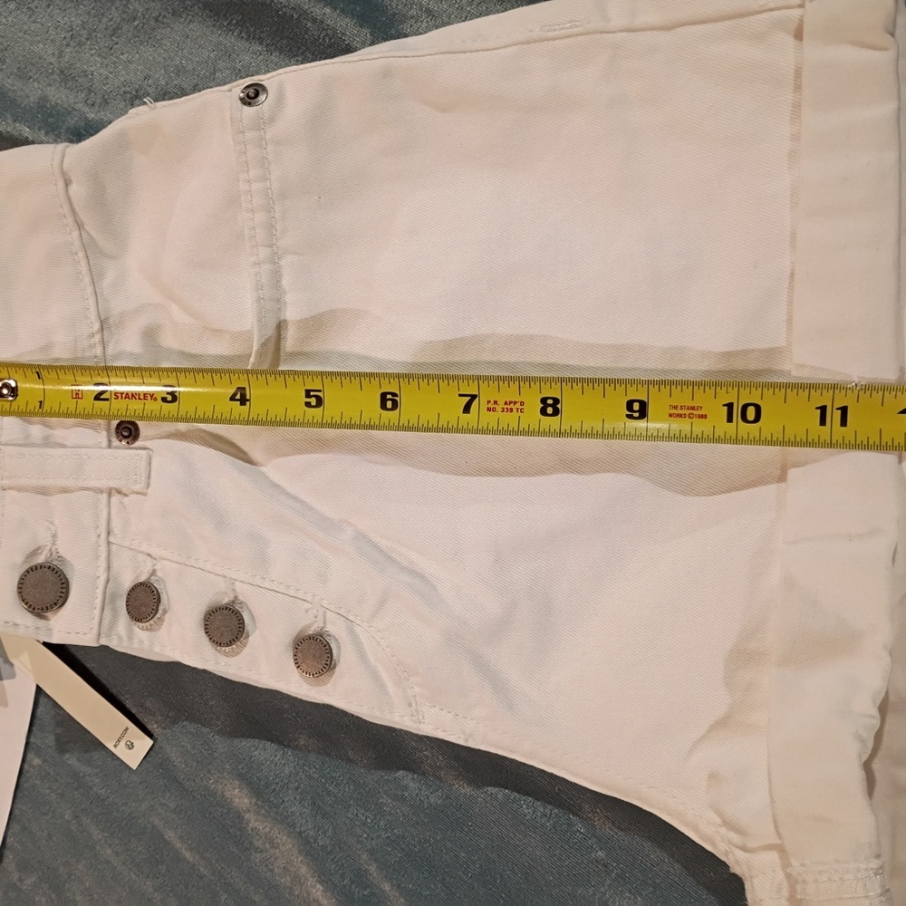 Roxy White High Rise Button Fly Shorts Size 25 NWT Summer Beach - Picture 8 of 9
